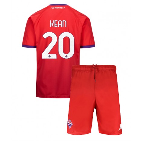 Fiorentina Moise Kean #20 Derde tenue Kids 2024-25 Korte Mouw (+ Korte broeken)