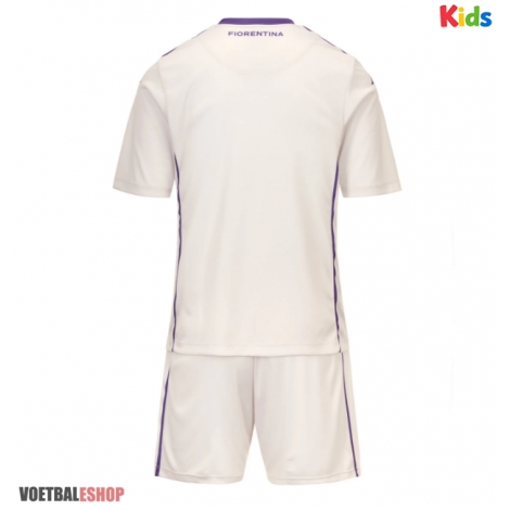Fiorentina Uit tenue Kids 2025-26 Korte Mouw (+ Korte broeken)