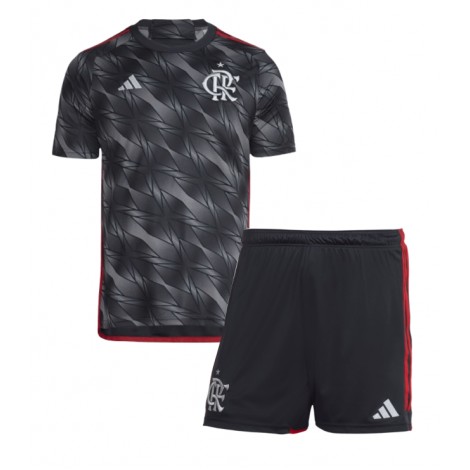 Flamengo Derde tenue Kids 2024-25 Korte Mouw (+ Korte broeken)