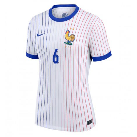 Frankrijk Eduardo Camavinga #6 Uit tenue Dames EK 2024 Korte Mouw Frankrijk Eduardo Camavinga #6 Uit tenue Dames EK 2024 Korte Mouw