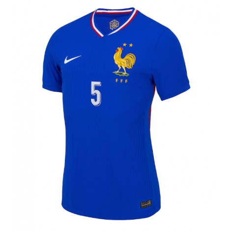 Frankrijk Jules Kounde #5 Thuis tenue EK 2024 Korte Mouw Frankrijk Jules Kounde #5 Thuis tenue EK 2024 Korte Mouw
