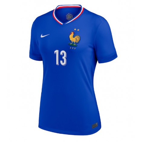 Frankrijk Kante #13 Thuis tenue Dames EK 2024 Korte Mouw Frankrijk Kante #13 Thuis tenue Dames EK 2024 Korte Mouw