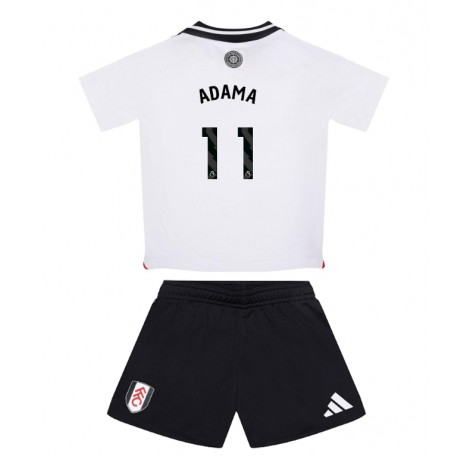 Fulham Adama Traore #11 Thuis tenue Kids 2024-25 Korte Mouw (+ Korte broeken)