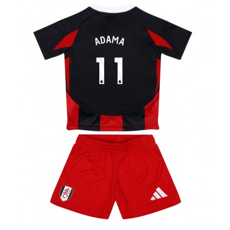 Fulham Adama Traore #11 Uit tenue Kids 2024-25 Korte Mouw (+ Korte broeken)