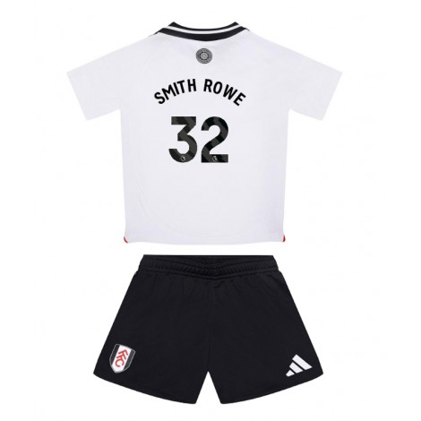 Fulham Emile Smith Rowe #32 Thuis tenue Kids 2024-25 Korte Mouw (+ Korte broeken)