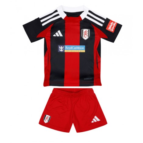 Fulham Uit tenue Kids 2024-25 Korte Mouw (+ Korte broeken)