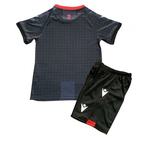Georgië Uit tenue Kids EK 2024 Korte Mouw (+ Korte broeken)