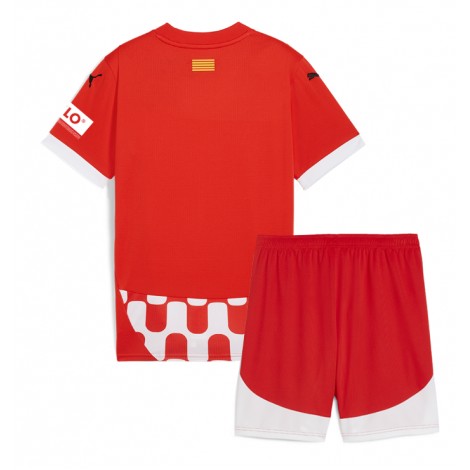 Girona Thuis tenue Kids 2024-25 Korte Mouw (+ Korte broeken)