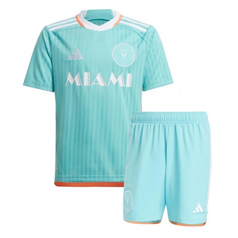 Inter Miami Derde tenue Kids 2024-25 Korte Mouw (+ Korte broeken)