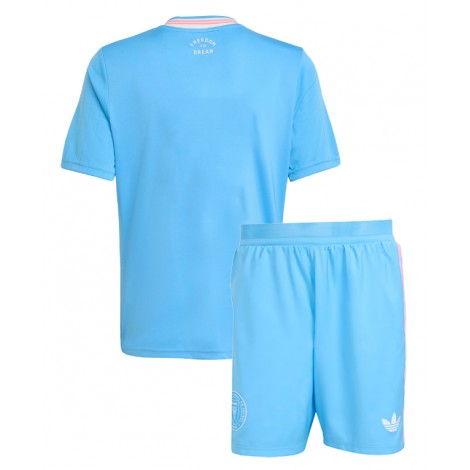 Inter Miami Derde tenue Kids 2025-26 Korte Mouw (+ Korte broeken)