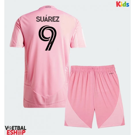 Inter Miami Luis Suarez #9 Thuis tenue Kids 2026-27 Korte Mouw (+ Korte broeken)