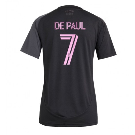 Inter Miami Rodrigo De Paul #7 Uit tenue Dames 2025-26 Korte Mouw