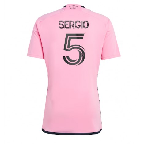 Inter Miami Sergio Busquets #5 Thuis tenue 2024-25 Korte Mouw Inter Miami Sergio Busquets #5 Thuis tenue 2024-25 Korte Mouw