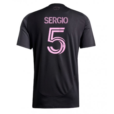 Inter Miami Sergio Busquets #5 Uit tenue 2025-26 Korte Mouw Inter Miami Sergio Busquets #5 Uit tenue 2025-26 Korte Mouw