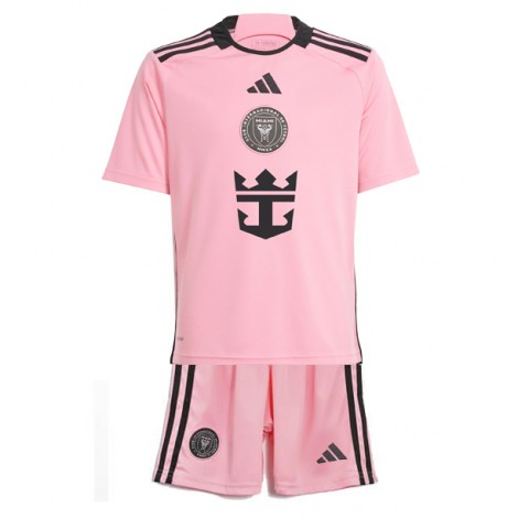 Inter Miami Thuis tenue Kids 2024-25 Korte Mouw (+ Korte broeken)