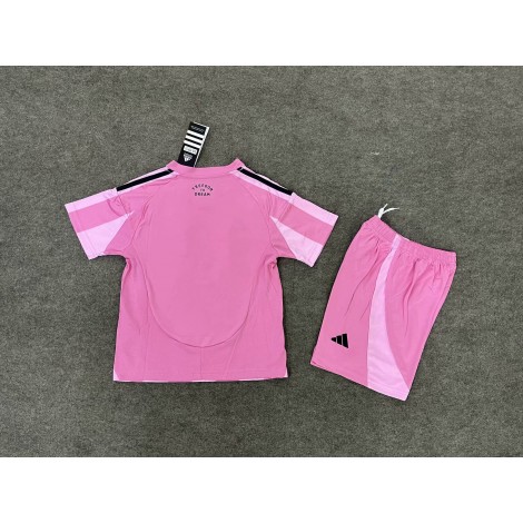 Inter Miami Thuis tenue Kids 2025-26 Korte Mouw (+ Korte broeken)