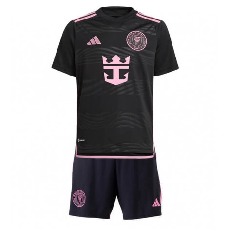 Inter Miami Uit tenue Kids 2024-25 Korte Mouw (+ Korte broeken)