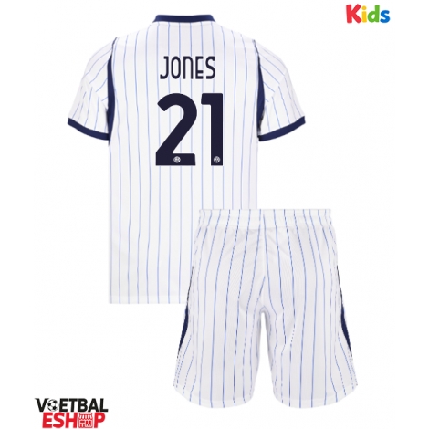 Inter Milan Curtis Jones #21 Uit tenue Kids 2026-27 Korte Mouw (+ Korte broeken)
