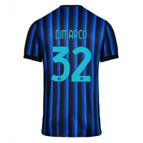 Inter Milan Federico Dimarco #32 Thuis tenue 2025-26 Korte Mouw Inter Milan Federico Dimarco #32 Thuis tenue 2025-26 Korte Mouw
