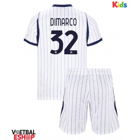 Inter Milan Federico Dimarco #32 Uit tenue Kids 2026-27 Korte Mouw (+ Korte broeken)