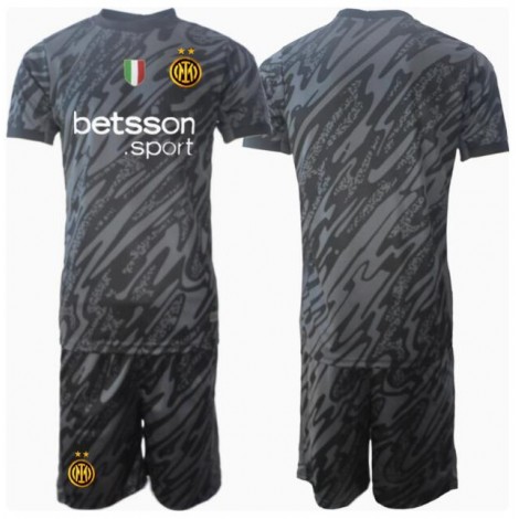 Inter Milan Keeper Derde tenue Kids 2024-25 Korte Mouw (+ Korte broeken)