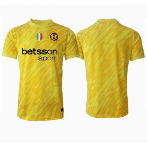 Inter Milan Keeper Uit tenue 2024-25 Korte Mouw Inter Milan Keeper Uit tenue 2024-25 Korte Mouw