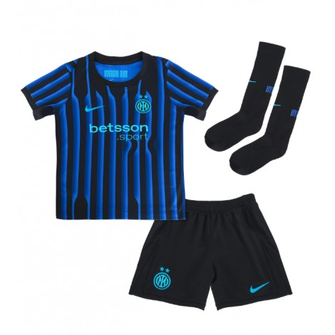 Inter Milan Lautaro Martinez #10 Thuis tenue Kids 2025-26 Korte Mouw (+ Korte broeken)