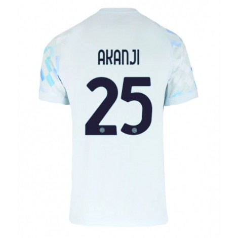 Inter Milan Manuel Akanji #25 Uit tenue 2025-26 Korte Mouw Inter Milan Manuel Akanji #25 Uit tenue 2025-26 Korte Mouw