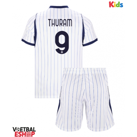 Inter Milan Marcus Thuram #9 Uit tenue Kids 2026-27 Korte Mouw (+ Korte broeken)