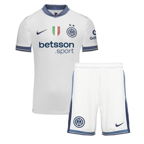 Inter Milan Piotr Zielinski #7 Uit tenue Kids 2024-25 Korte Mouw (+ Korte broeken)