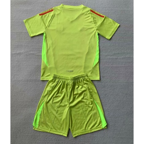 Italië Keeper Thuis tenue Kids EK 2024 Korte Mouw (+ Korte broeken)