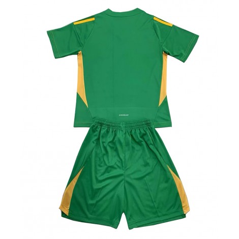 Italië Keeper Uit tenue Kids EK 2024 Korte Mouw (+ Korte broeken)