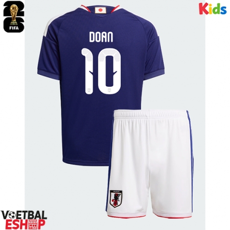 Japan Ritsu Doan #10 Thuis tenue Kids WK 2026 Korte Mouw (+ Korte broeken)