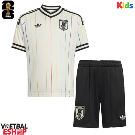 Japan Uit tenue Kids WK 2026 Korte Mouw (+ Korte broeken)