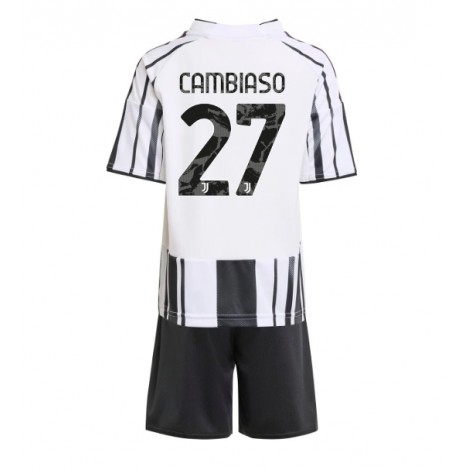 Juventus Andrea Cambiaso #27 Thuis tenue Kids 2025-26 Korte Mouw (+ Korte broeken)