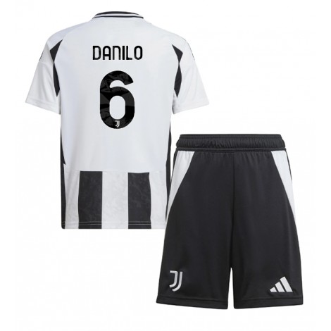 Juventus Danilo Luiz #6 Thuis tenue Kids 2024-25 Korte Mouw (+ Korte broeken)