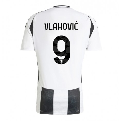 Juventus Dusan Vlahovic #9 Thuis tenue 2024-25 Korte Mouw Juventus Dusan Vlahovic #9 Thuis tenue 2024-25 Korte Mouw