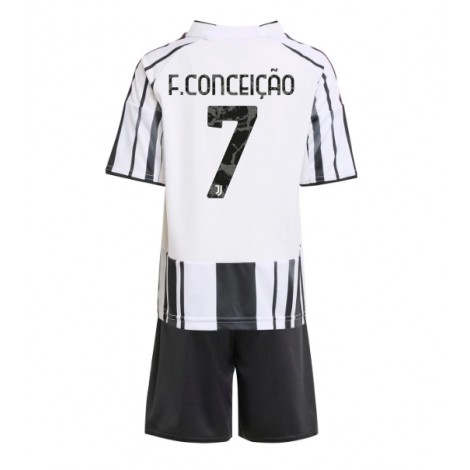 Juventus Francisco Conceicao #7 Thuis tenue Kids 2025-26 Korte Mouw (+ Korte broeken)