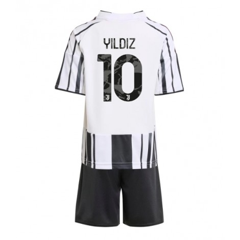 Juventus Kenan Yildiz #10 Thuis tenue Kids 2025-26 Korte Mouw (+ Korte broeken)