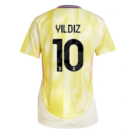Juventus Kenan Yildiz #10 Uit tenue Dames 2024-25 Korte Mouw Juventus Kenan Yildiz #10 Uit tenue Dames 2024-25 Korte Mouw