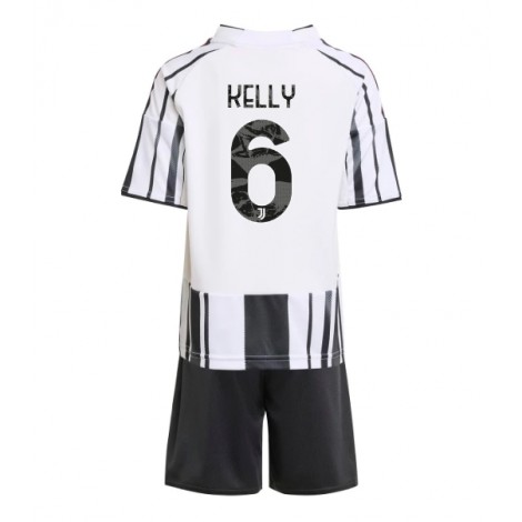 Juventus Lloyd Kelly #6 Thuis tenue Kids 2025-26 Korte Mouw (+ Korte broeken)