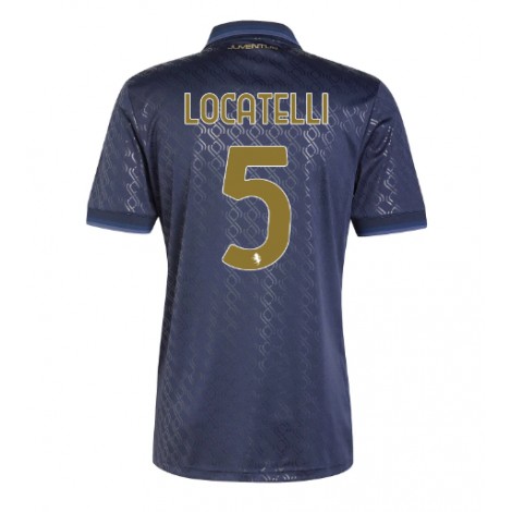 Juventus Manuel Locatelli #5 Derde tenue 2024-25 Korte Mouw Juventus Manuel Locatelli #5 Derde tenue 2024-25 Korte Mouw