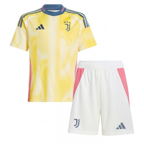 Juventus Manuel Locatelli #5 Uit tenue Kids 2024-25 Korte Mouw (+ Korte broeken)