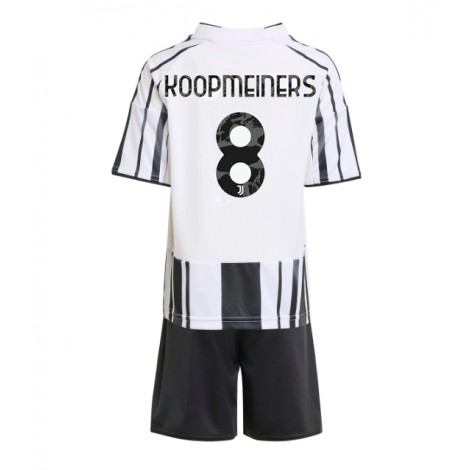 Juventus Teun Koopmeiners #8 Thuis tenue Kids 2025-26 Korte Mouw (+ Korte broeken)