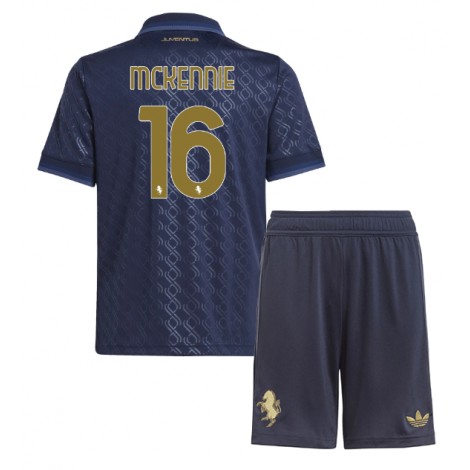 Juventus Weston McKennie #16 Derde tenue Kids 2024-25 Korte Mouw (+ Korte broeken)