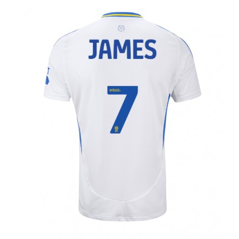 Leeds United Daniel James #7 Thuis tenue 2024-25 Korte Mouw Leeds United Daniel James #7 Thuis tenue 2024-25 Korte Mouw