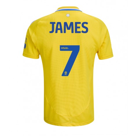 Leeds United Daniel James #7 Uit tenue 2024-25 Korte Mouw Leeds United Daniel James #7 Uit tenue 2024-25 Korte Mouw