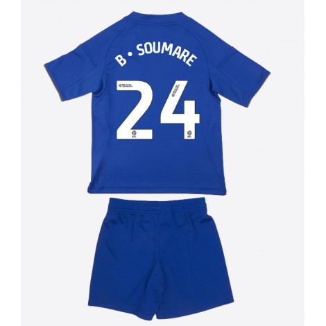 Leicester City Boubakary Soumare #24 Thuis tenue Kids 2025-26 Korte Mouw (+ Korte broeken)