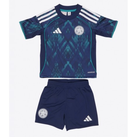 Leicester City Boubakary Soumare #24 Uit tenue Kids 2025-26 Korte Mouw (+ Korte broeken)