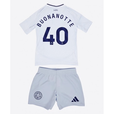 Leicester City Facundo Buonanotte #40 Derde tenue Kids 2024-25 Korte Mouw (+ Korte broeken)